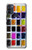 W3956 Watercolor Palette Box Graphic Funda Carcasa Case y Caso Del Tirón Funda para Motorola Moto G50