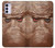 W3940 Leather Mad Face Graphic Paint Funda Carcasa Case y Caso Del Tirón Funda para Motorola Moto G42