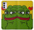 W3945 Pepe Love Middle Finger Funda Carcasa Case y Caso Del Tirón Funda para Motorola Moto G42