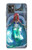 W3912 Cute Little Mermaid Aqua Spa Funda Carcasa Case y Caso Del Tirón Funda para Motorola Moto G32