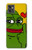 W3945 Pepe Love Middle Finger Funda Carcasa Case y Caso Del Tirón Funda para Motorola Moto G32