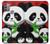 W3929 Cute Panda Eating Bamboo Funda Carcasa Case y Caso Del Tirón Funda para Motorola Moto G30, G20, G10