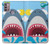 W3947 Shark Helicopter Cartoon Funda Carcasa Case y Caso Del Tirón Funda para Motorola Moto G30, G20, G10