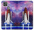 W3913 Colorful Nebula Space Shuttle Funda Carcasa Case y Caso Del Tirón Funda para Motorola Moto G9 Power