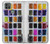 W3956 Watercolor Palette Box Graphic Funda Carcasa Case y Caso Del Tirón Funda para Motorola Moto G9 Power