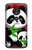 W3929 Cute Panda Eating Bamboo Funda Carcasa Case y Caso Del Tirón Funda para Motorola Moto G7 Play