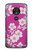 W3924 Cherry Blossom Pink Background Funda Carcasa Case y Caso Del Tirón Funda para Motorola Moto G7 Power