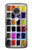 W3956 Watercolor Palette Box Graphic Funda Carcasa Case y Caso Del Tirón Funda para Motorola Moto G7, Moto G7 Plus