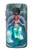W3911 Cute Little Mermaid Aqua Spa Funda Carcasa Case y Caso Del Tirón Funda para Motorola Moto G6