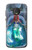 W3912 Cute Little Mermaid Aqua Spa Funda Carcasa Case y Caso Del Tirón Funda para Motorola Moto G6