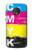 W3930 Cyan Magenta Yellow Key Funda Carcasa Case y Caso Del Tirón Funda para Motorola Moto G6