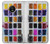 W3956 Watercolor Palette Box Graphic Funda Carcasa Case y Caso Del Tirón Funda para Motorola Moto G6