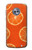 W3946 Seamless Orange Pattern Funda Carcasa Case y Caso Del Tirón Funda para Motorola Moto X4