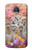 W3916 Alpaca Family Baby Alpaca Funda Carcasa Case y Caso Del Tirón Funda para Motorola Moto Z2 Play, Z2 Force