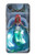 W3912 Cute Little Mermaid Aqua Spa Funda Carcasa Case y Caso Del Tirón Funda para Motorola Moto E6, Moto E (6th Gen)