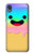 W3939 Ice Cream Cute Smile Funda Carcasa Case y Caso Del Tirón Funda para Motorola Moto E6, Moto E (6th Gen)