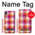 W3941 LGBT Lesbian Pride Flag Plaid Funda Carcasa Case y Caso Del Tirón Funda para Motorola Moto E6, Moto E (6th Gen)