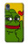 W3945 Pepe Love Middle Finger Funda Carcasa Case y Caso Del Tirón Funda para Motorola Moto E6, Moto E (6th Gen)