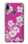 W3924 Cherry Blossom Pink Background Funda Carcasa Case y Caso Del Tirón Funda para Motorola Moto E6 Plus, Moto E6s