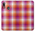 W3941 LGBT Lesbian Pride Flag Plaid Funda Carcasa Case y Caso Del Tirón Funda para Motorola Moto E6 Plus, Moto E6s