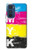 W3930 Cyan Magenta Yellow Key Funda Carcasa Case y Caso Del Tirón Funda para Motorola Edge 30