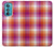 W3941 LGBT Lesbian Pride Flag Plaid Funda Carcasa Case y Caso Del Tirón Funda para Motorola Edge 30