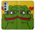 W3945 Pepe Love Middle Finger Funda Carcasa Case y Caso Del Tirón Funda para Motorola Edge 30 Pro