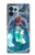W3912 Cute Little Mermaid Aqua Spa Funda Carcasa Case y Caso Del Tirón Funda para Motorola Edge+ (2023), X40, X40 Pro, Edge 40 Pro