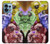 W3914 Colorful Nebula Astronaut Suit Galaxy Funda Carcasa Case y Caso Del Tirón Funda para Motorola Edge+ (2023), X40, X40 Pro, Edge 40 Pro