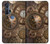 W3927 Compass Clock Gage Steampunk Funda Carcasa Case y Caso Del Tirón Funda para Motorola Edge+