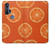 W3946 Seamless Orange Pattern Funda Carcasa Case y Caso Del Tirón Funda para Motorola Edge+