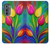 W3926 Colorful Tulip Oil Painting Funda Carcasa Case y Caso Del Tirón Funda para Motorola Edge (2022)