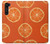 W3946 Seamless Orange Pattern Funda Carcasa Case y Caso Del Tirón Funda para Motorola Edge