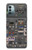 W3944 Overhead Panel Cockpit Funda Carcasa Case y Caso Del Tirón Funda para Nokia G11, G21