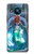 W3912 Cute Little Mermaid Aqua Spa Funda Carcasa Case y Caso Del Tirón Funda para Nokia 8.3 5G