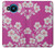 W3924 Cherry Blossom Pink Background Funda Carcasa Case y Caso Del Tirón Funda para Nokia 8.3 5G