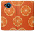 W3946 Seamless Orange Pattern Funda Carcasa Case y Caso Del Tirón Funda para Nokia 8.3 5G
