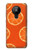 W3946 Seamless Orange Pattern Funda Carcasa Case y Caso Del Tirón Funda para Nokia 5.3