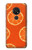 W3946 Seamless Orange Pattern Funda Carcasa Case y Caso Del Tirón Funda para Nokia 7.2