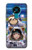 W3915 Raccoon Girl Baby Sloth Astronaut Suit Funda Carcasa Case y Caso Del Tirón Funda para Nokia 3.4