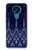 W3950 Textile Thai Blue Pattern Funda Carcasa Case y Caso Del Tirón Funda para Nokia 3.4