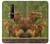 W3917 Capybara Family Giant Guinea Pig Funda Carcasa Case y Caso Del Tirón Funda para Nokia 6.1, Nokia 6 2018