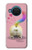 W3923 Cat Bottom Rainbow Tail Funda Carcasa Case y Caso Del Tirón Funda para Nokia X20