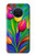 W3926 Colorful Tulip Oil Painting Funda Carcasa Case y Caso Del Tirón Funda para Nokia X20