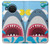 W3947 Shark Helicopter Cartoon Funda Carcasa Case y Caso Del Tirón Funda para Nokia X20