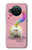 W3923 Cat Bottom Rainbow Tail Funda Carcasa Case y Caso Del Tirón Funda para Nokia X10