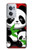 W3929 Cute Panda Eating Bamboo Funda Carcasa Case y Caso Del Tirón Funda para OnePlus Nord CE 2 5G