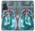 W3911 Cute Little Mermaid Aqua Spa Funda Carcasa Case y Caso Del Tirón Funda para OnePlus Nord N300