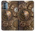 W3927 Compass Clock Gage Steampunk Funda Carcasa Case y Caso Del Tirón Funda para OnePlus Nord N200 5G