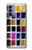 W3956 Watercolor Palette Box Graphic Funda Carcasa Case y Caso Del Tirón Funda para OnePlus Nord N200 5G
